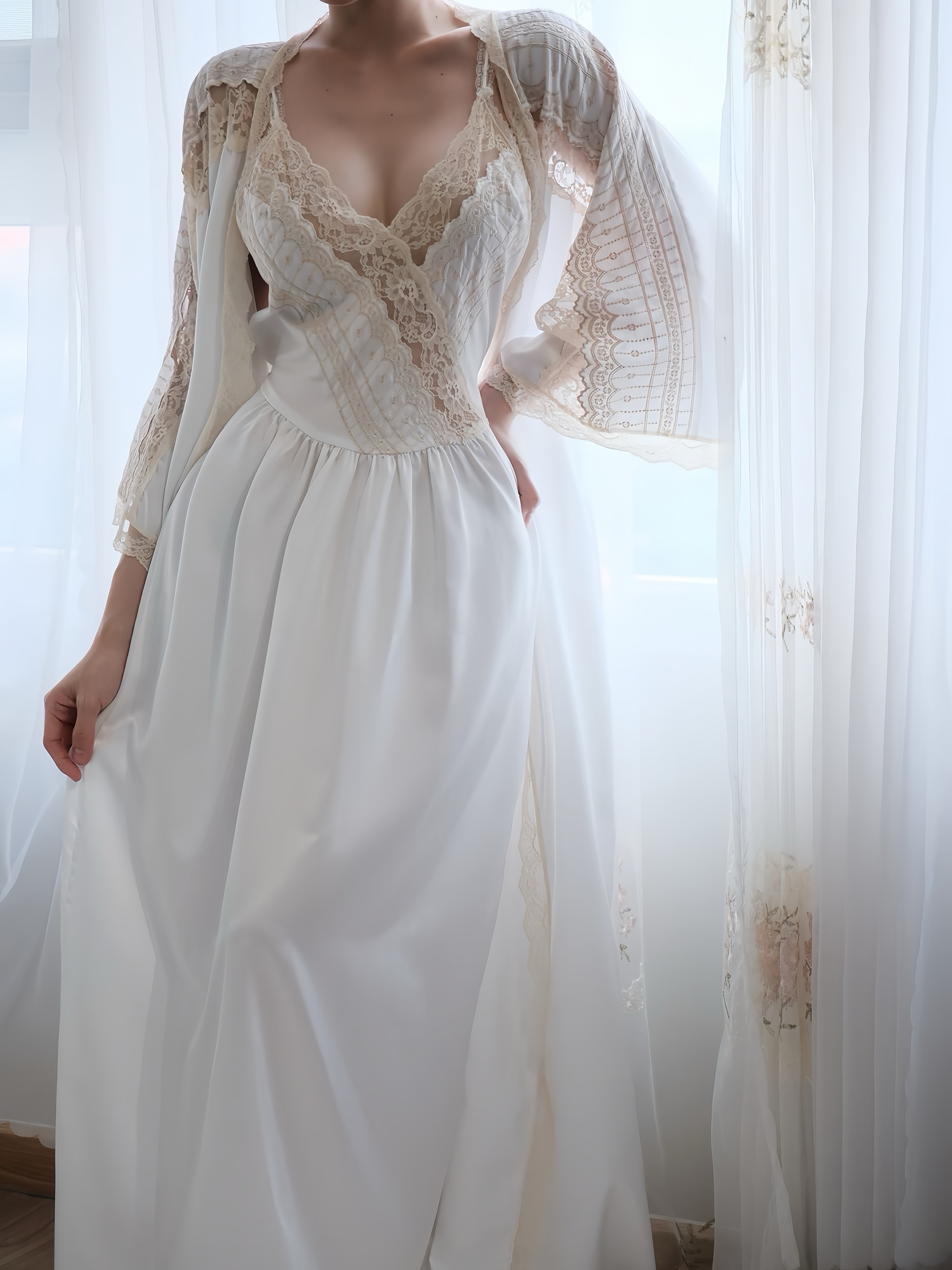 Victoria Secret silk nightgown 1970s