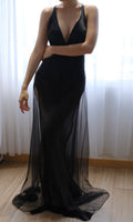 Vintage Victoria's Secret 100% Silk Chiffon Negligee 1990's -2000's Dress ( M,L)